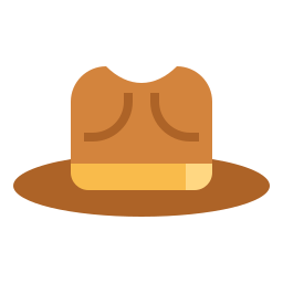 sombrero de detective icono