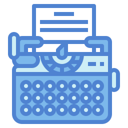 Typewriter icon