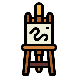 Easel painting icon