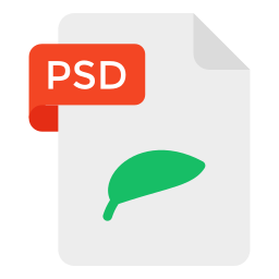 archivo psd icono