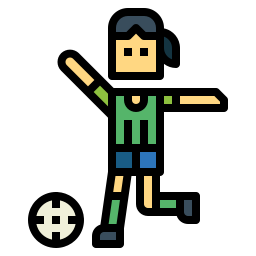 Футбольный игрок иконка