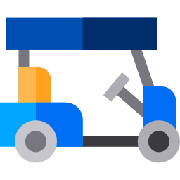 Golf cart icon