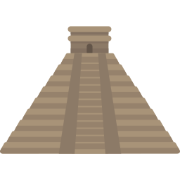 pyramide maya Icône