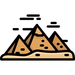 pyramides Icône