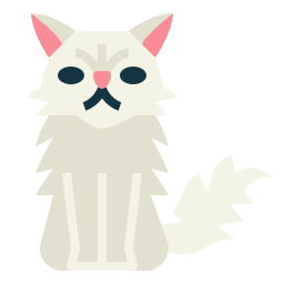 gato persa icono