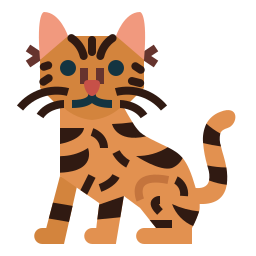 gato serengeti icono