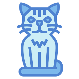 Короткошерстная кошка иконка