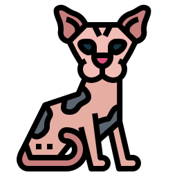 Sphynx cat icon