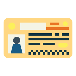 Driver license icon