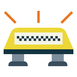 Taxi signal icon