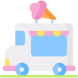 camion de helados icono