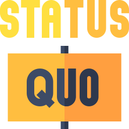 status quo Icône