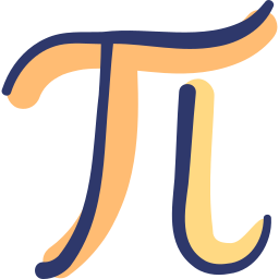 Number pi icon