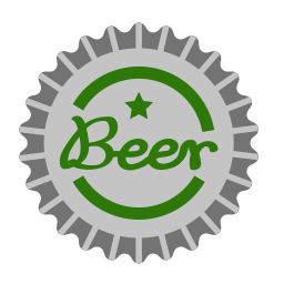 tapa de cerveza icono