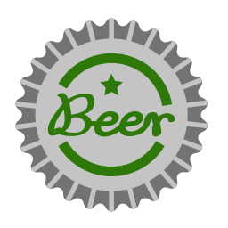 Beer cap icon