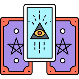 carta de tarot icono