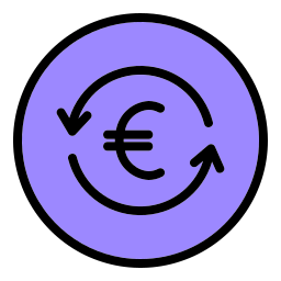cambio valuta icona