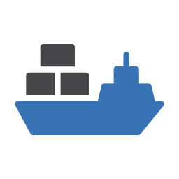 Cargo ship icon