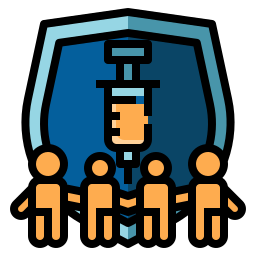 Herd immunity icon