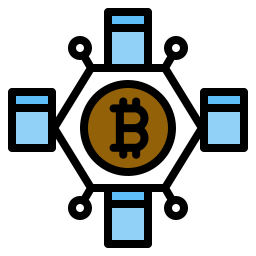 cadena de bloques icono