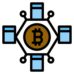 chaîne de blocs Icône