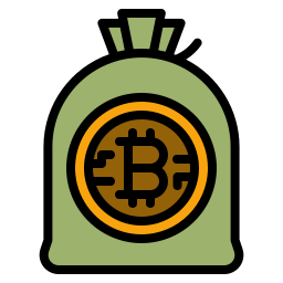 bolsa de bitcoin Ícone