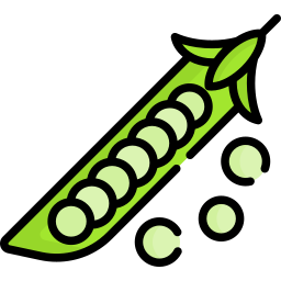 guisantes verdes icono