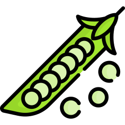 Green peas icon