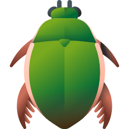 escarabajo de buceo icono