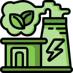 fábrica verde icono