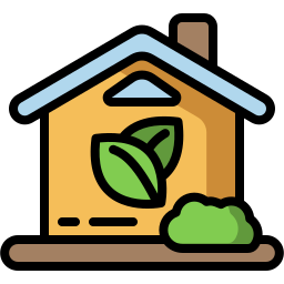 Eco house icon