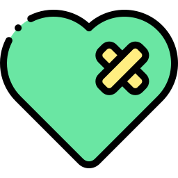 Wounded heart icon