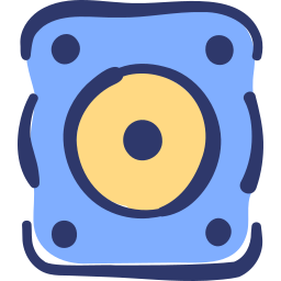 Music speaker icon