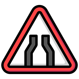 Traffic sign icon