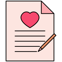 Love letter icon