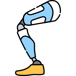 pierna de robot icono