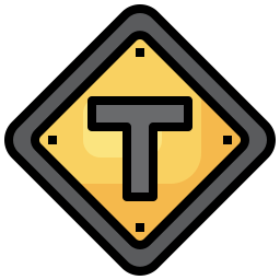 T junction icon