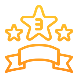 medalha estrela Ícone