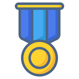 Gold medal icon