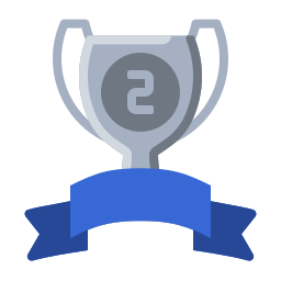 Silver cup icon