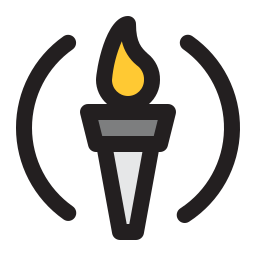 Olympic flame icon