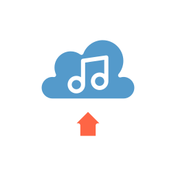 Music upload icon