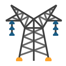 Electric tower icon