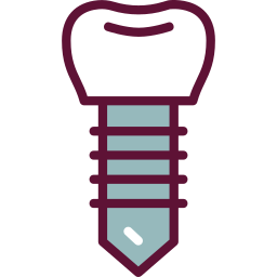 implant dentystyczny ikona