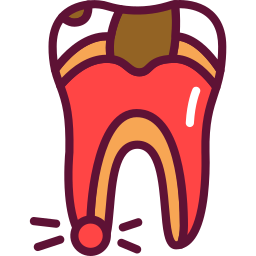 Dental caries icon