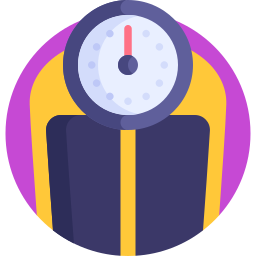 Weight scale icon