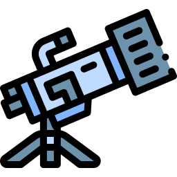 télescope Icône