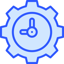 gestión del tiempo icono