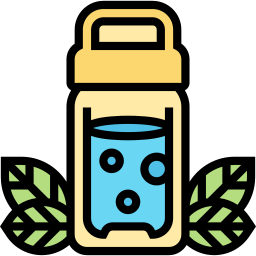 再利用可能なボトル icon