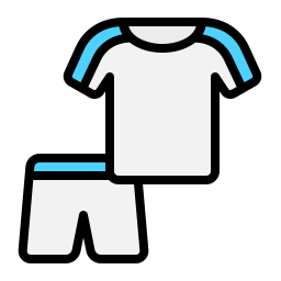 uniforme de football Icône